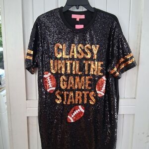 Simply Southern Black Sequin Dress